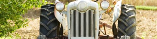 Antique tractor
